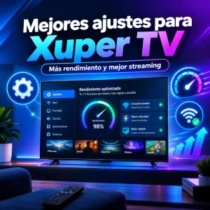 Mejores ajustes para el rendimiento de Xuper TV